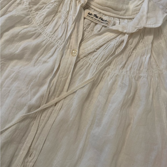 We The Free Ryan Blouse, cream, XL - Picture 7 of 10